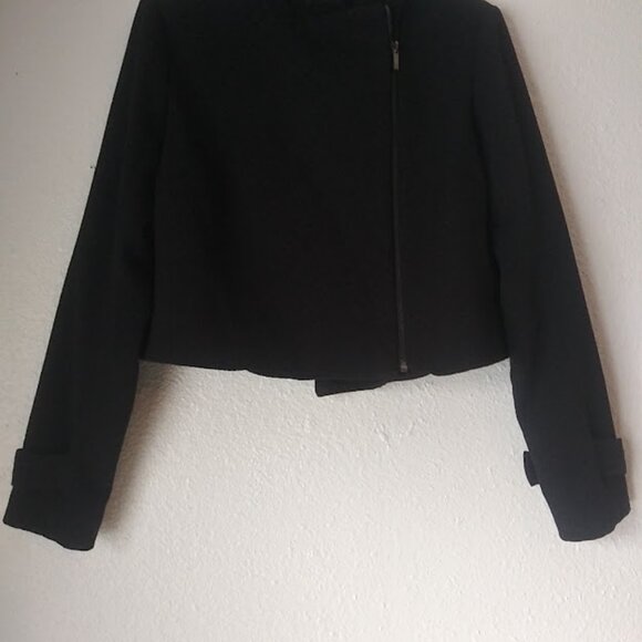 Covington Women's size 6 black asymmetrical jacket - Picture 3 of 16
